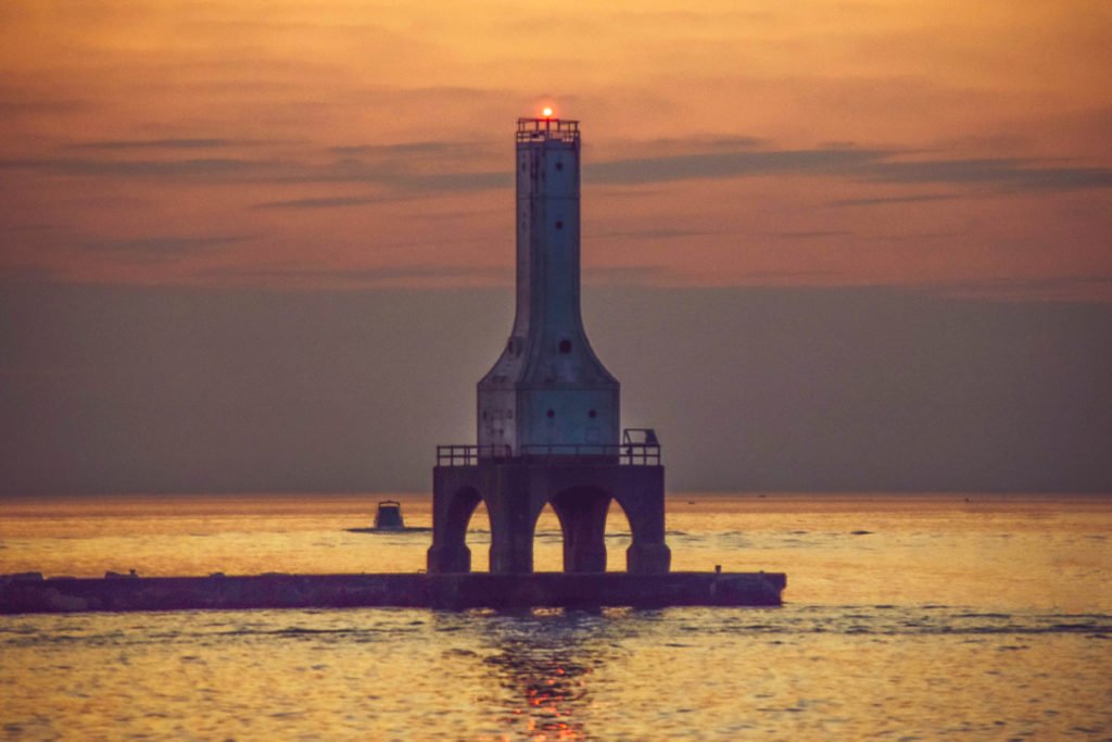 port washington lighthouse, sunrise