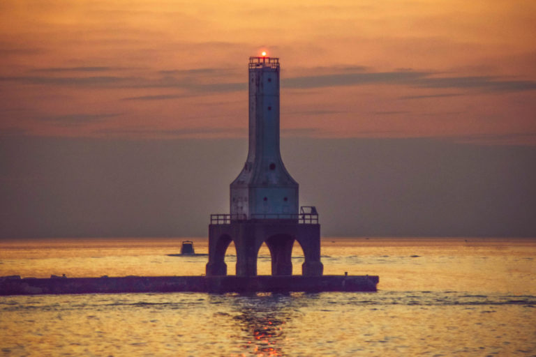 port washington lighthouse, sunrise