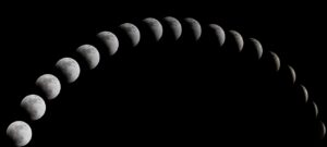 total lunar eclipse, night sky, moon