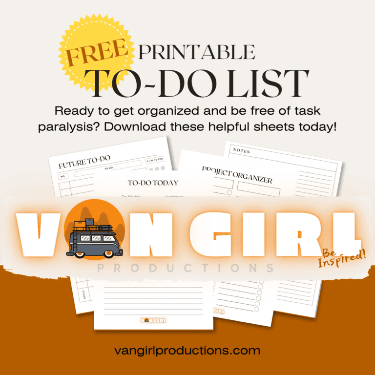 to-do and project free printable sheets