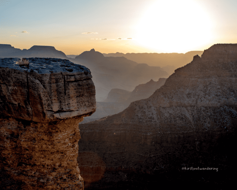 daybreak photo at grand canyon national park