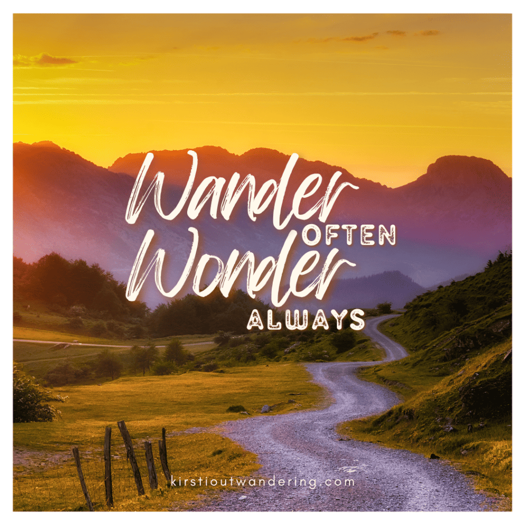 Wander Often Wonder Always