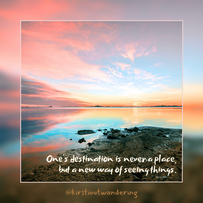 Henry Miller Quote "One's destination is never a place, but a new way of seeing things."