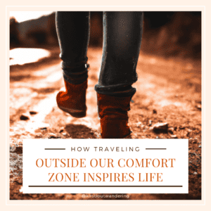 woman walking on a dirt road